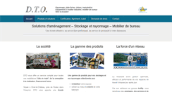 Desktop Screenshot of dto-rayonnages.fr