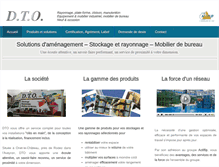 Tablet Screenshot of dto-rayonnages.fr